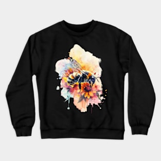 In Praise Of Bees And Flowers Crewneck Sweatshirt